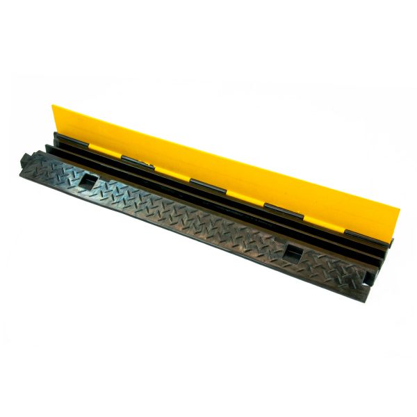 Kabelbrug rubber 2 kanaals 100 cm