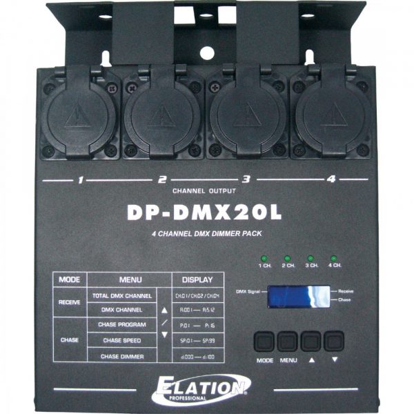 DMX Dimmerpack 4 kanaals