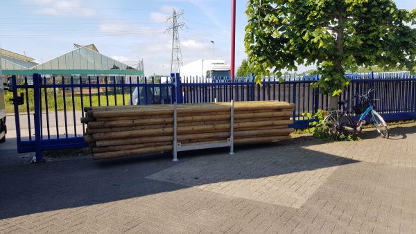 Rondhout Paal 300 cm Naaldhout - Afbeelding 2