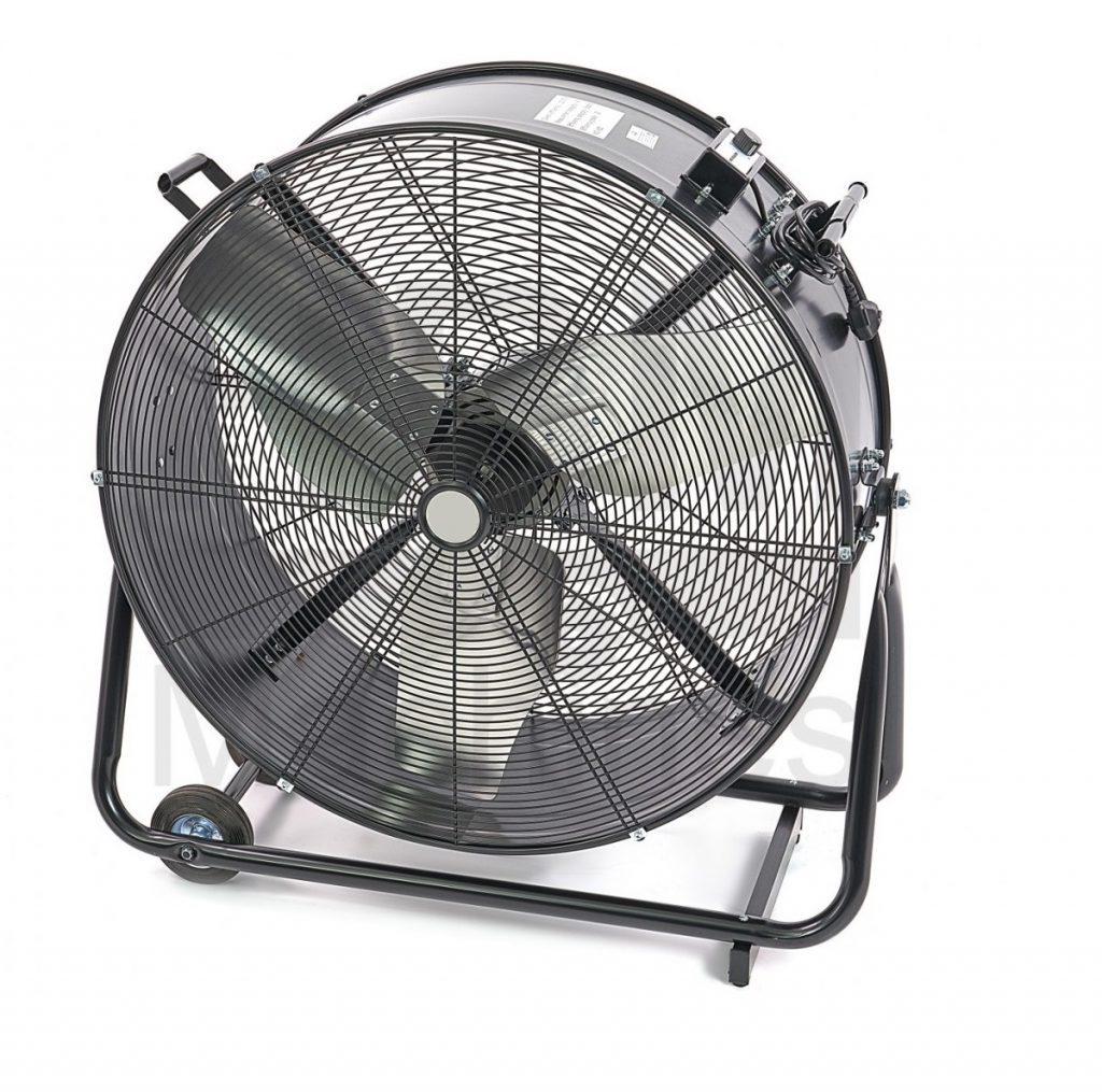 vidaXL Trommelventilator Industrieel 180 W Ventilator Koeler Ventilators Ventilatoren Trommel Tonventilator Luchtkoeler Waaier Zwart