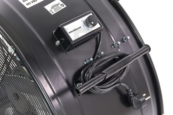 Industrieventilator zwart 11700 m3/uur - Afbeelding 3